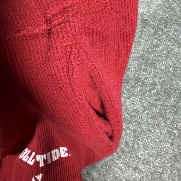 Roll Tide Waffle Knit Lounge Pants Men's‎ XL Red Pull On Alabama - Picture 5 of 9